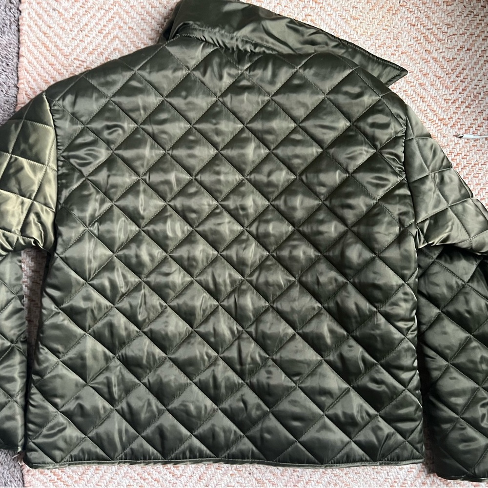 Green Quilted Jacket - Picture 2 of 3
